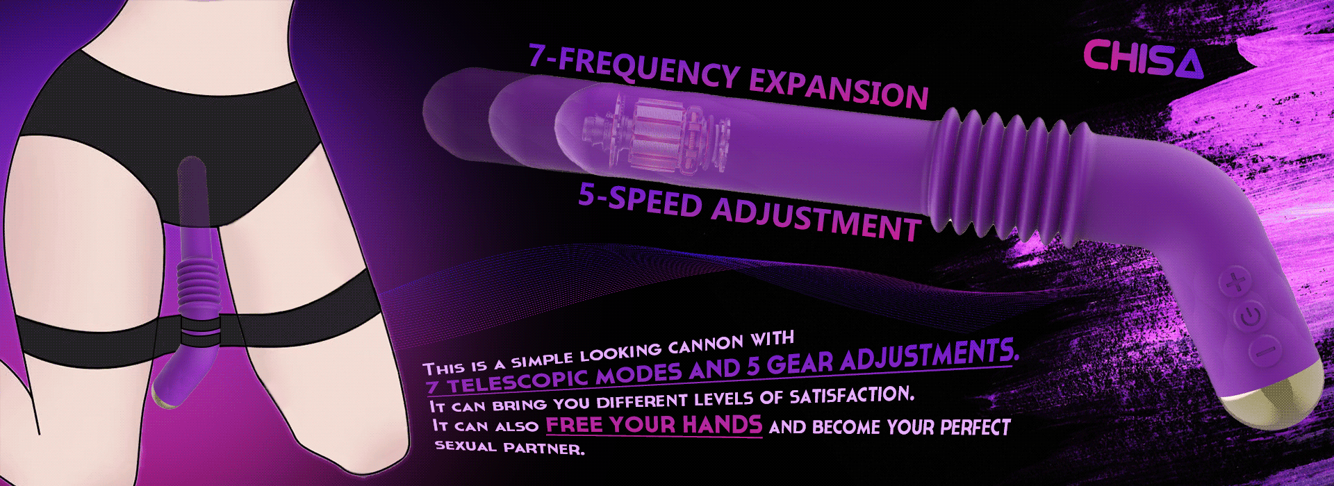 Telescopische pistoolmachine