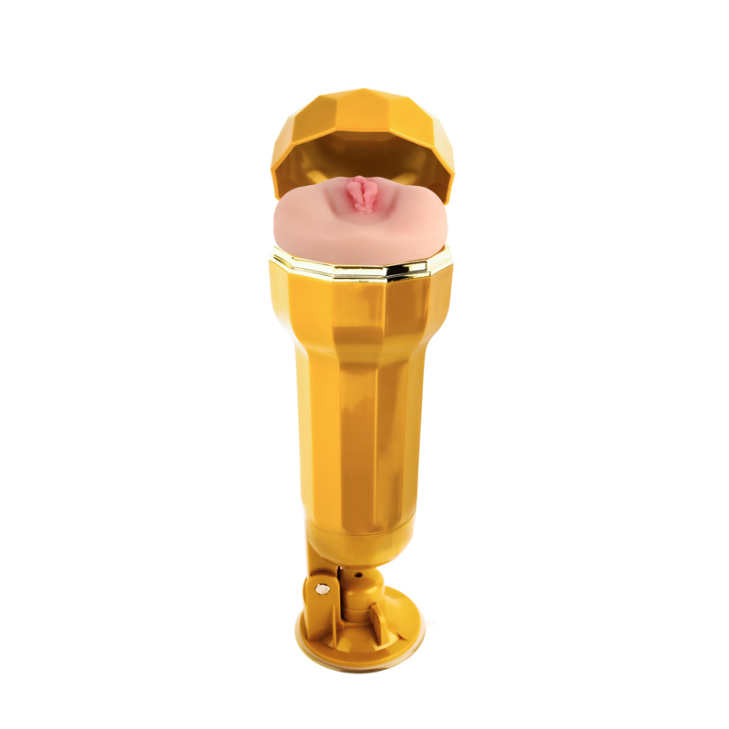 Gold Shell Jessie Realistische vagina -beker