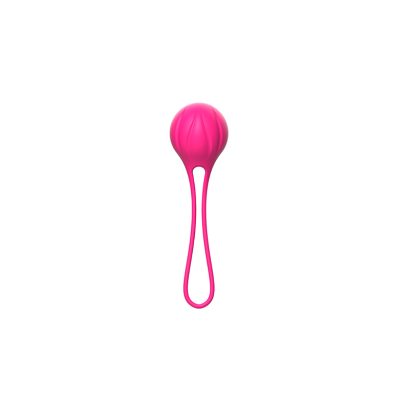Kegelbal met één stalen kogel 35g roze