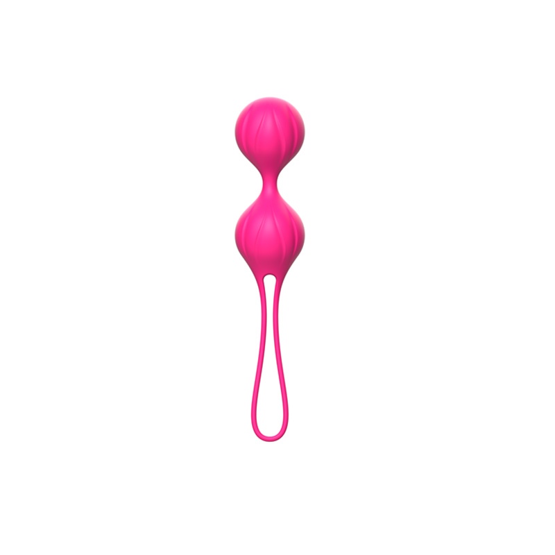 Kegelbal met twee stalen ballen 27g roze