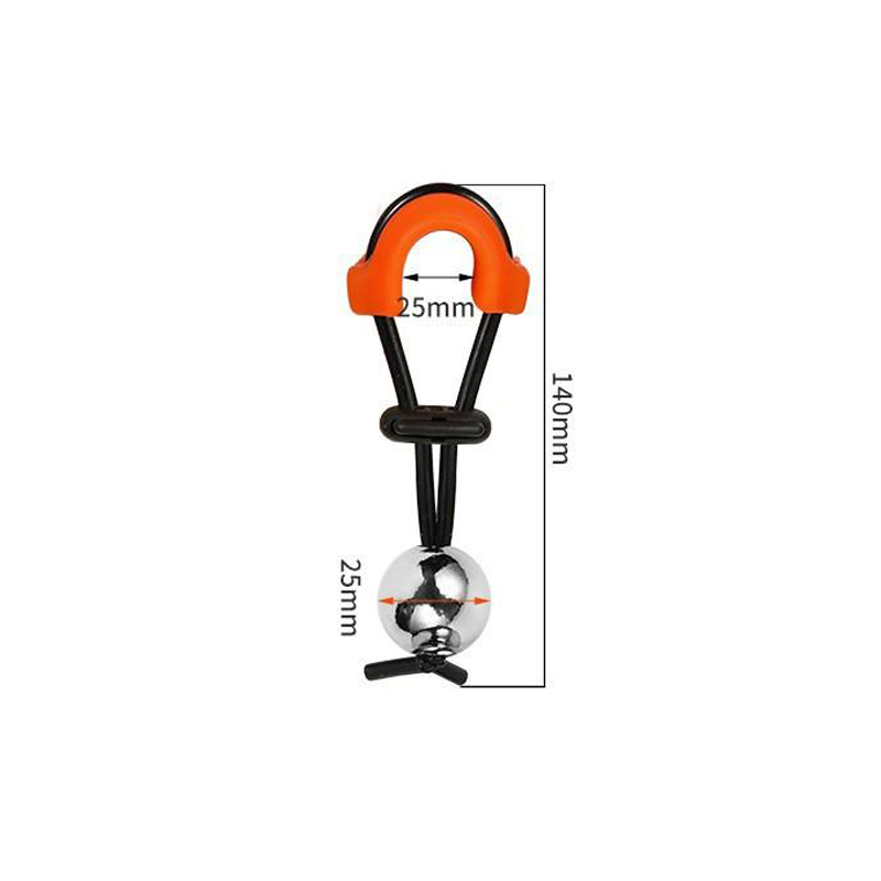 Metalen penisbrancard-enkele bal (φ25mm)