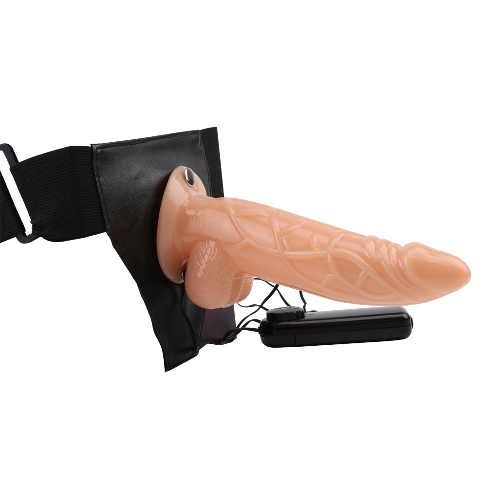 Multi-speed vibrerende holle dildo strap-on