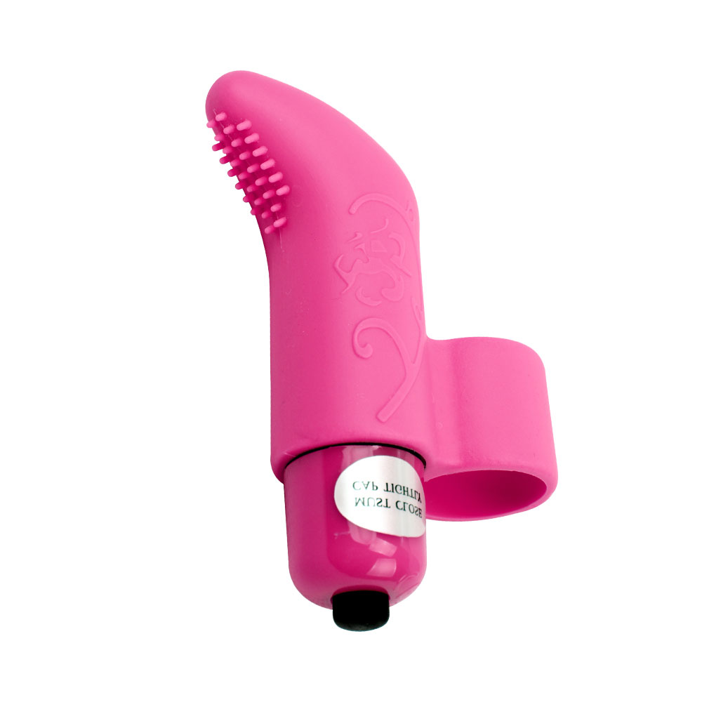 Silicone Finger Vibe met 7 krachtige vibrerende functies Roze